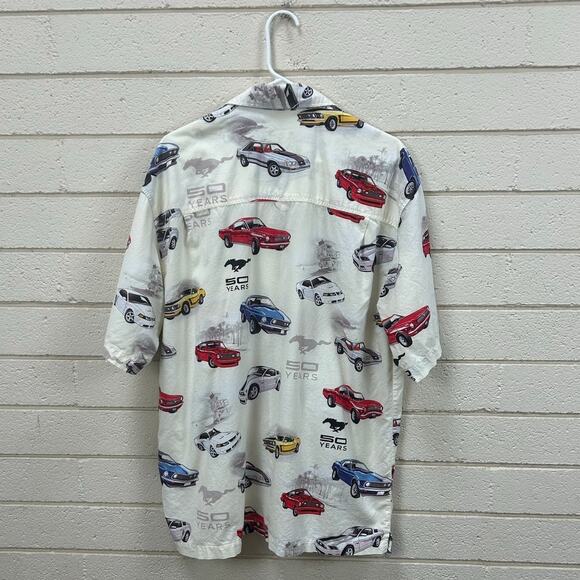 David Carey Originals Mustang 50 Year Button Up Shirt size XL - Picture 6 of 7